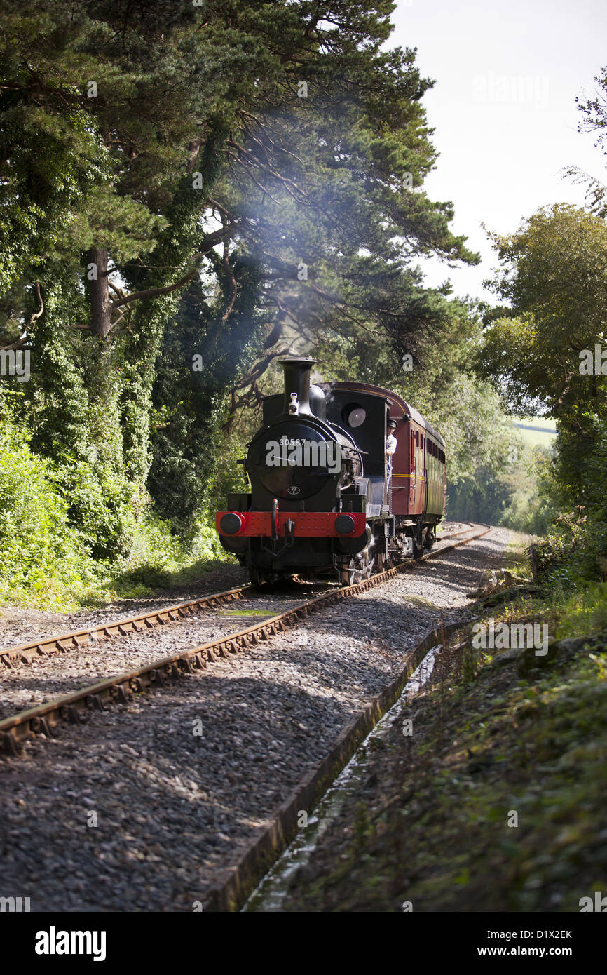 Bodmin & Wenford Chemin de fer à vapeur Banque D'Images