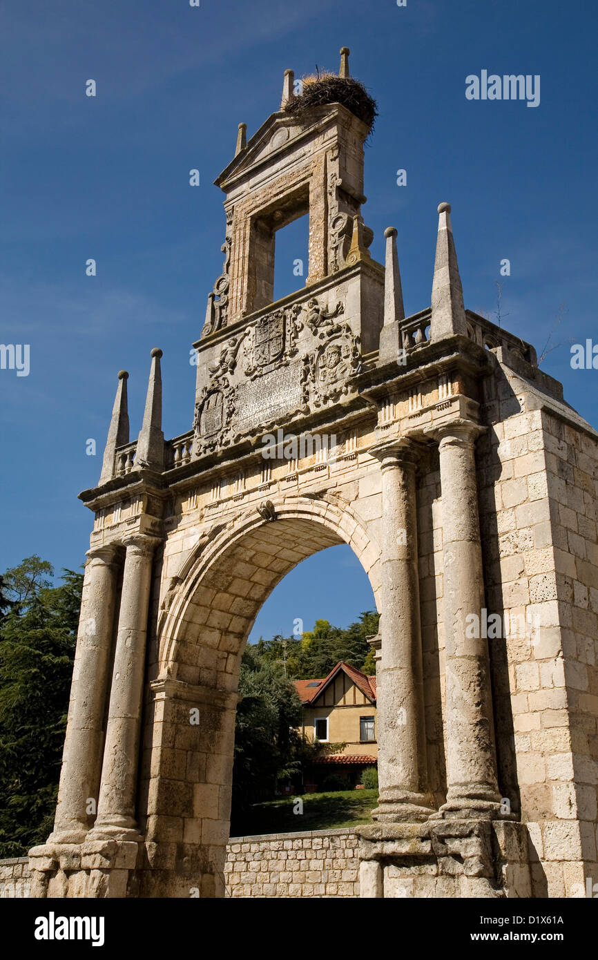 Fernan Gonzalez Arch Burgos Castille Leon Espagne Banque D'Images Fernan Gonzalez Arch Burgos Castille Leon Espagne Banque D'Images