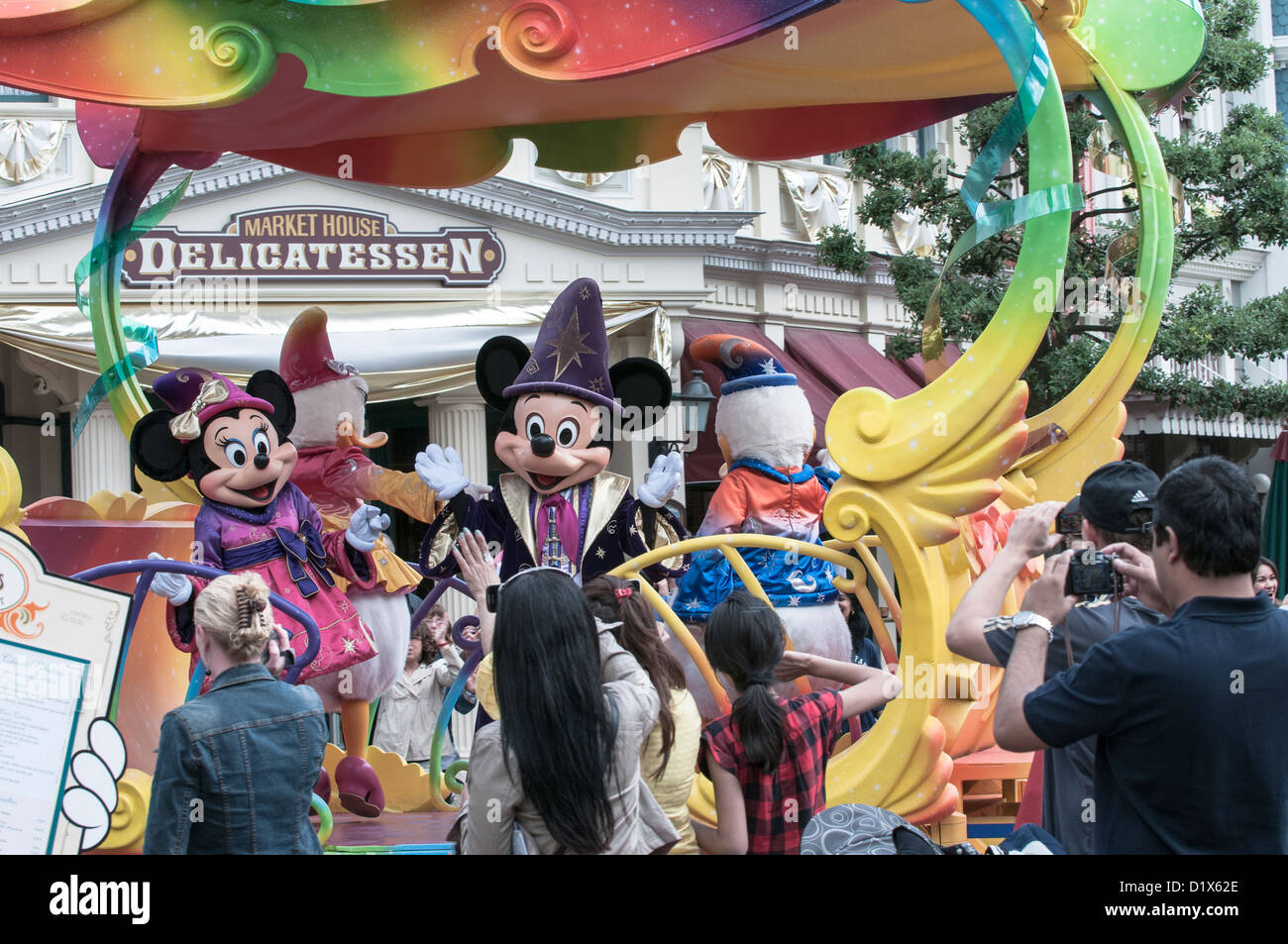 Disneyland Paris France Europe, Mickey Mouse, Walt Disney Minnie Mouse Banque D'Images