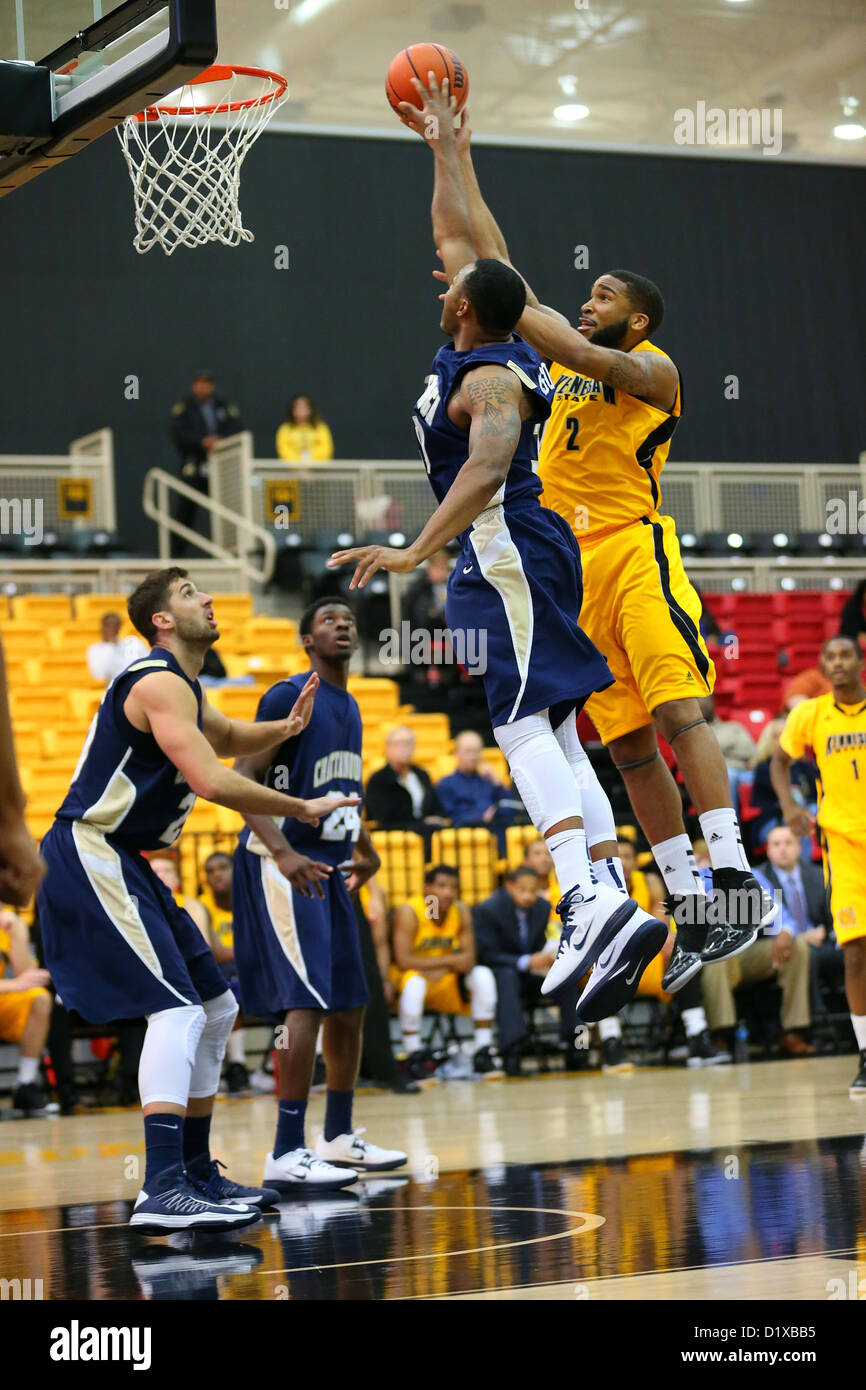 UT Chattanooga bat Kennesaw State 65-51. Le 24 novembre 2012. Kennesaw, Géorgie. USA. NCAA Division I Men's Basketball. Banque D'Images