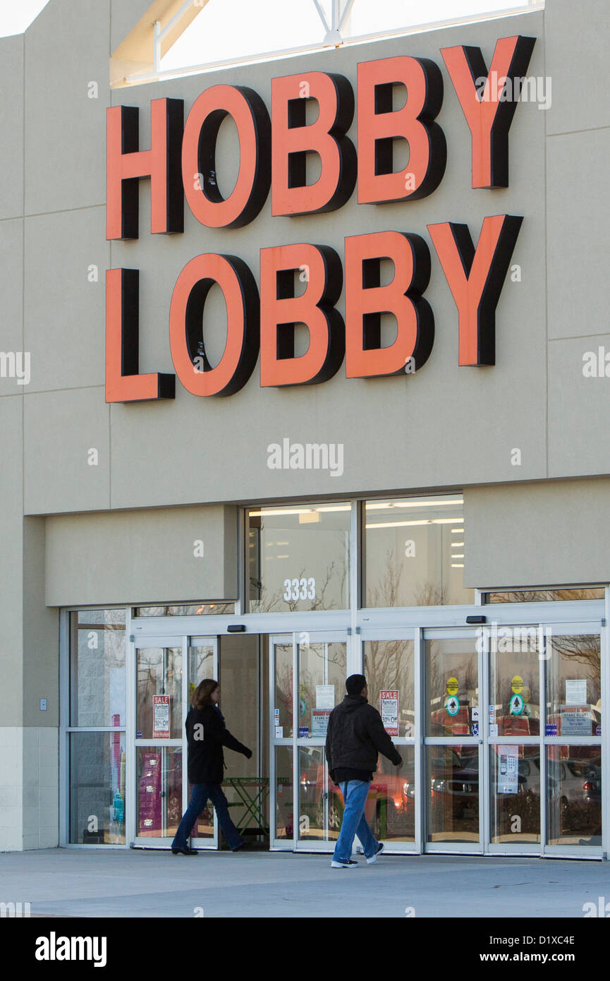 Un Hobby Lobby store. Banque D'Images