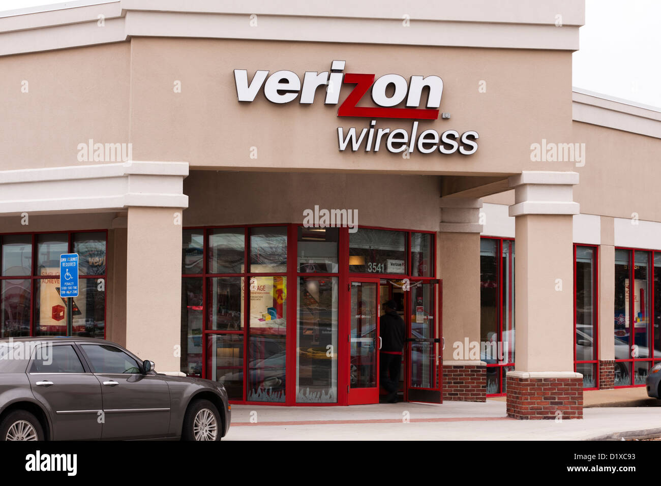 Verizon Wireless store Banque D'Images