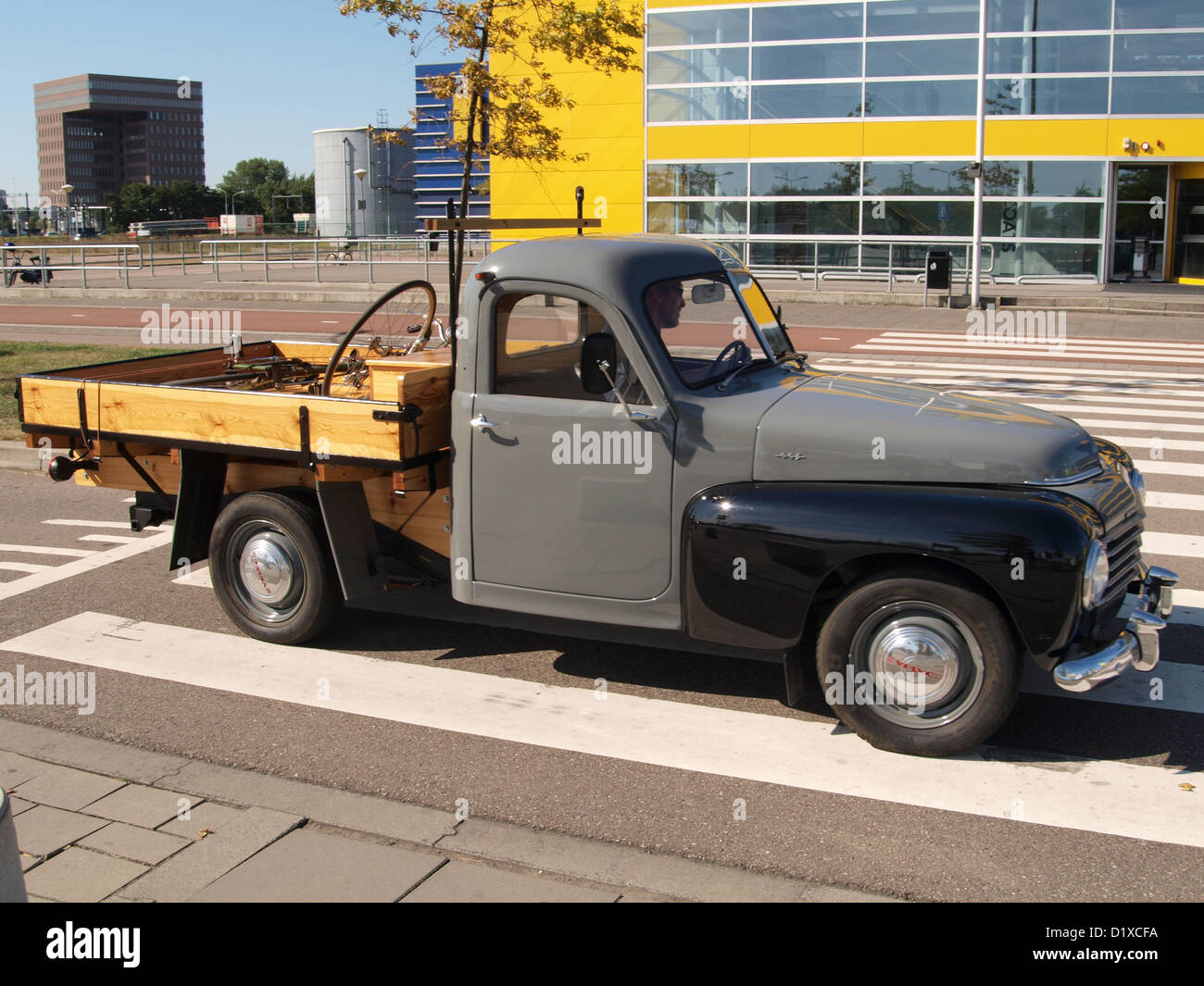 Classic Car Meeting Volvo PV445 Haarlem Banque D'Images