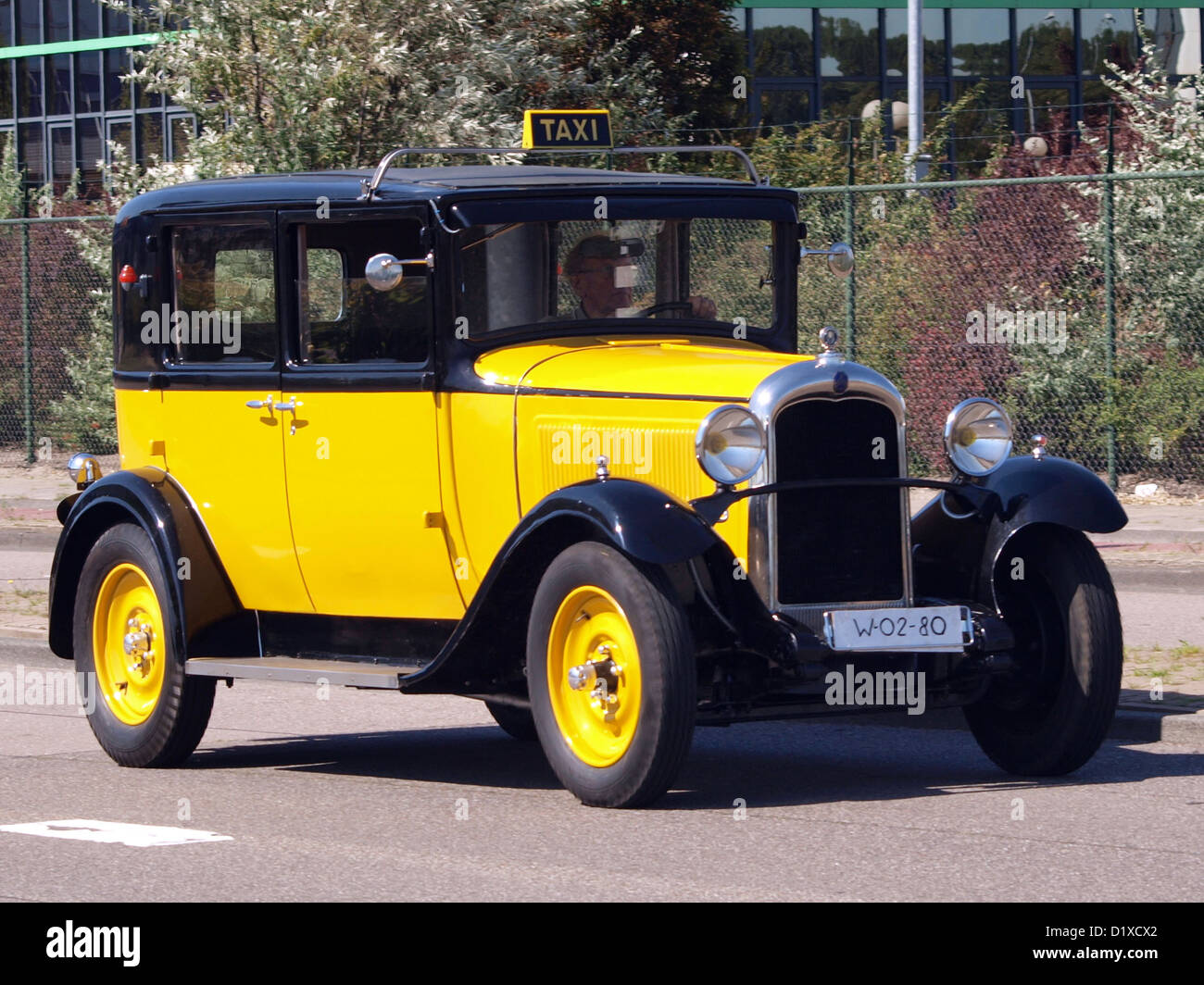 Classic Car Meeting Haarlem Tonnes Voiture Classique verhuur Taxi Banque D'Images