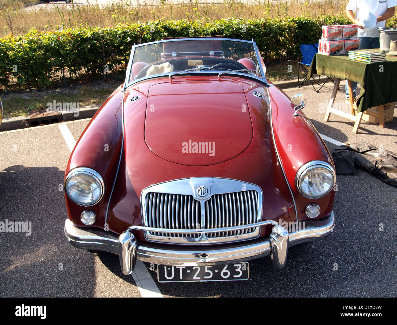 Classic Car Meeting Haarlem MG UT Banque D'Images