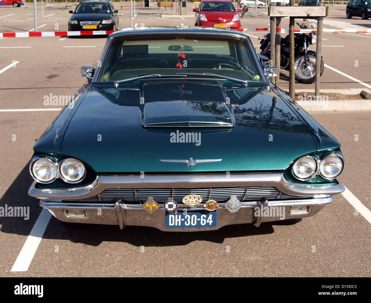 Classic Car Meeting Haarlem Ford Thunderbird Banque D'Images