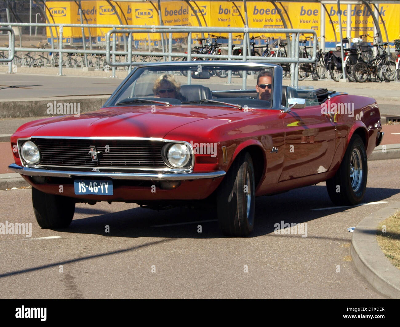 Classic Car Meeting Haarlem Ford Mustang Banque D'Images