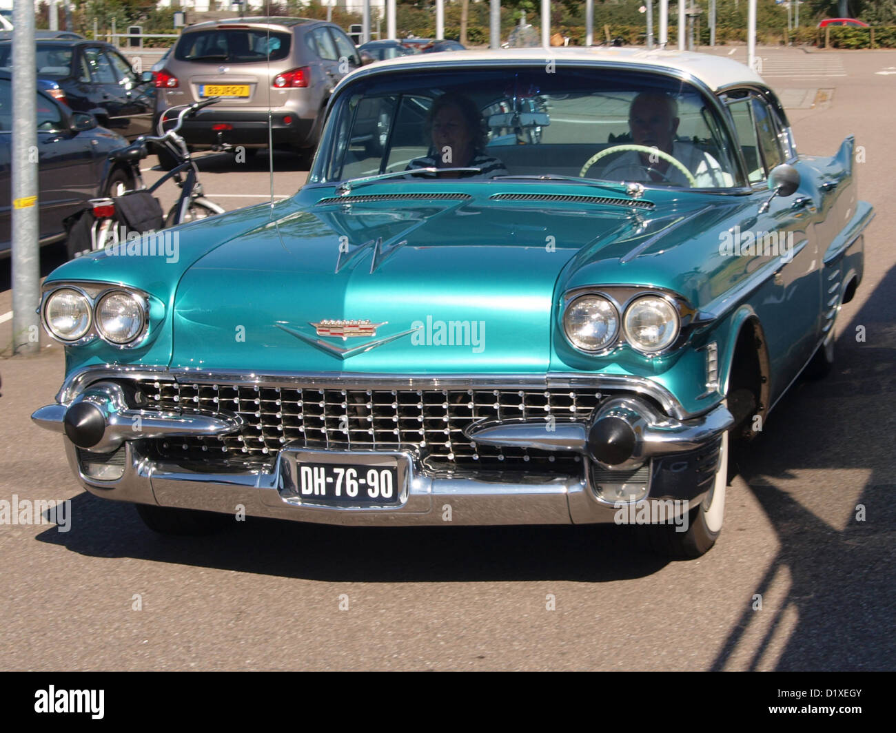 Classic Car Meeting Haarlem Cadillac Sedan de Ville Banque D'Images