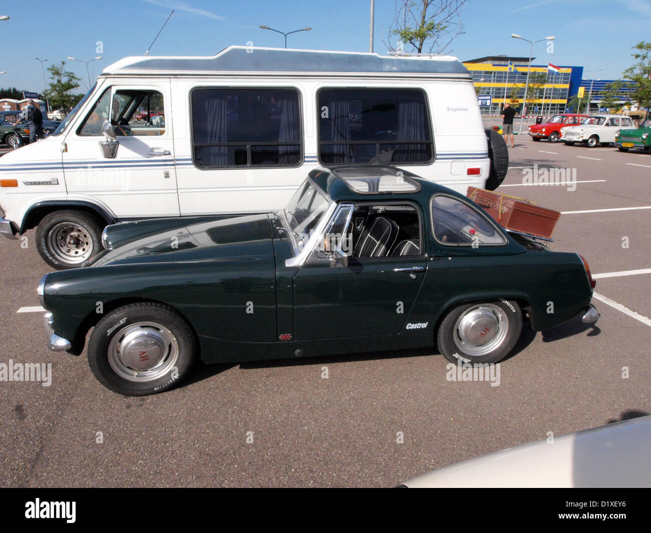 Classic Car Meeting Haarlem Austin Healey Sprite Banque D'Images