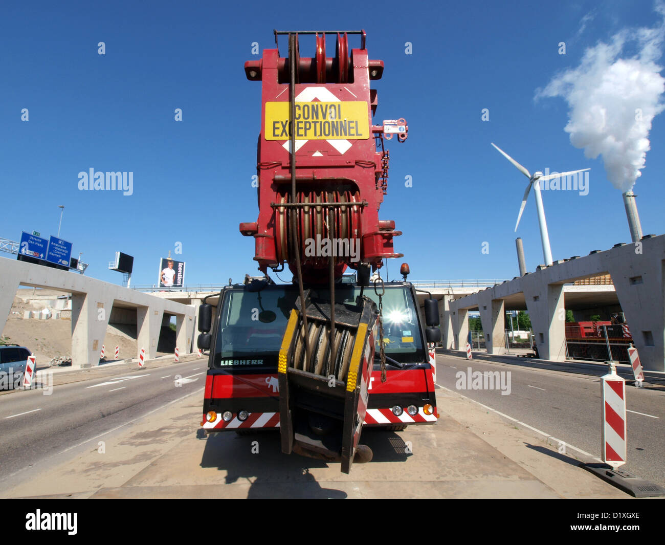 Grue mobile Liebherr LTM 1250-6.1 Banque D'Images