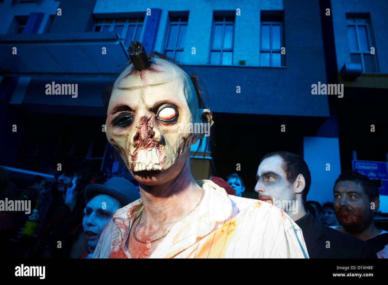 Bristol Zombie Walk Banque D'Images