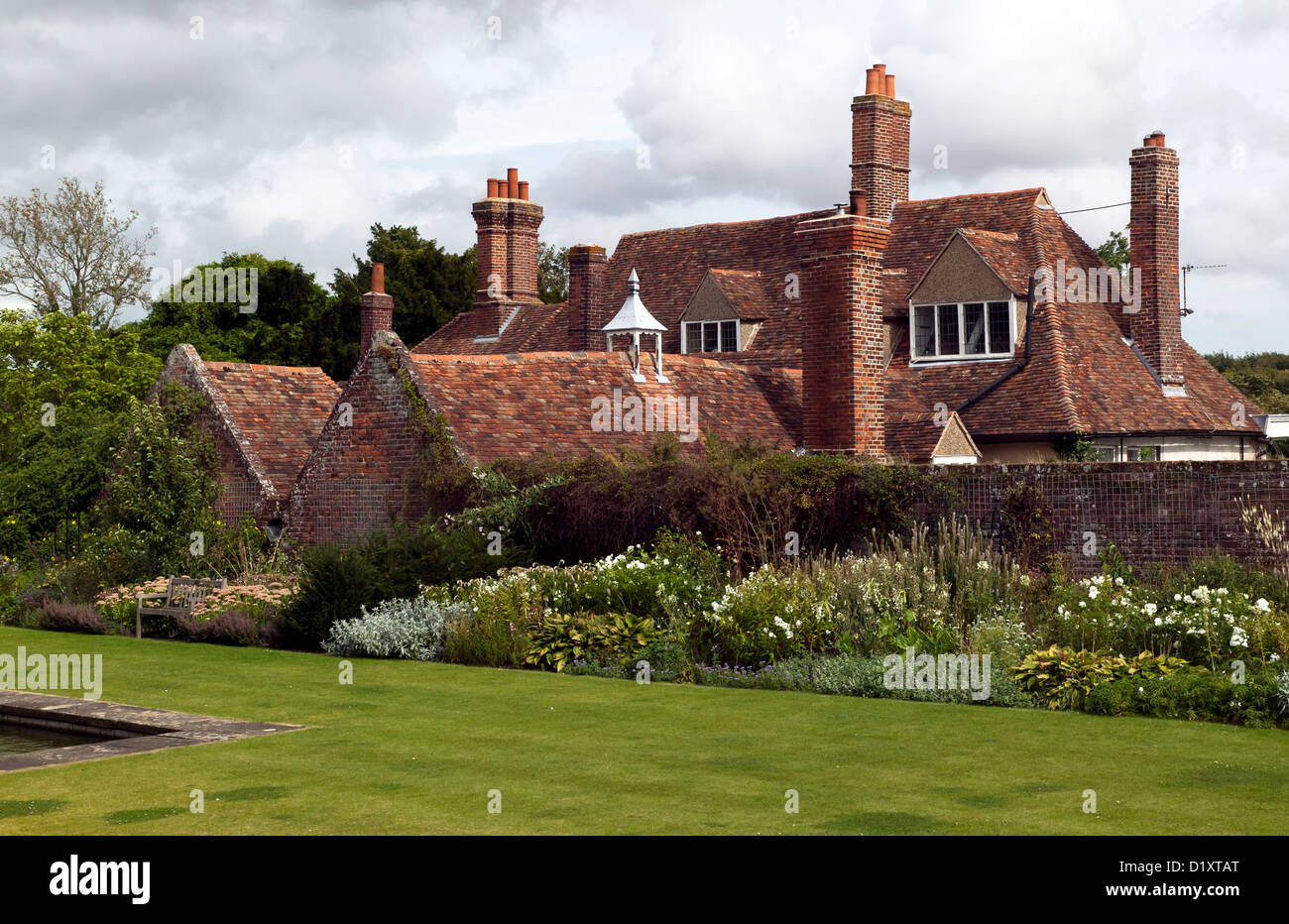 The Dower House, Goodnestone, Kent. Banque D'Images