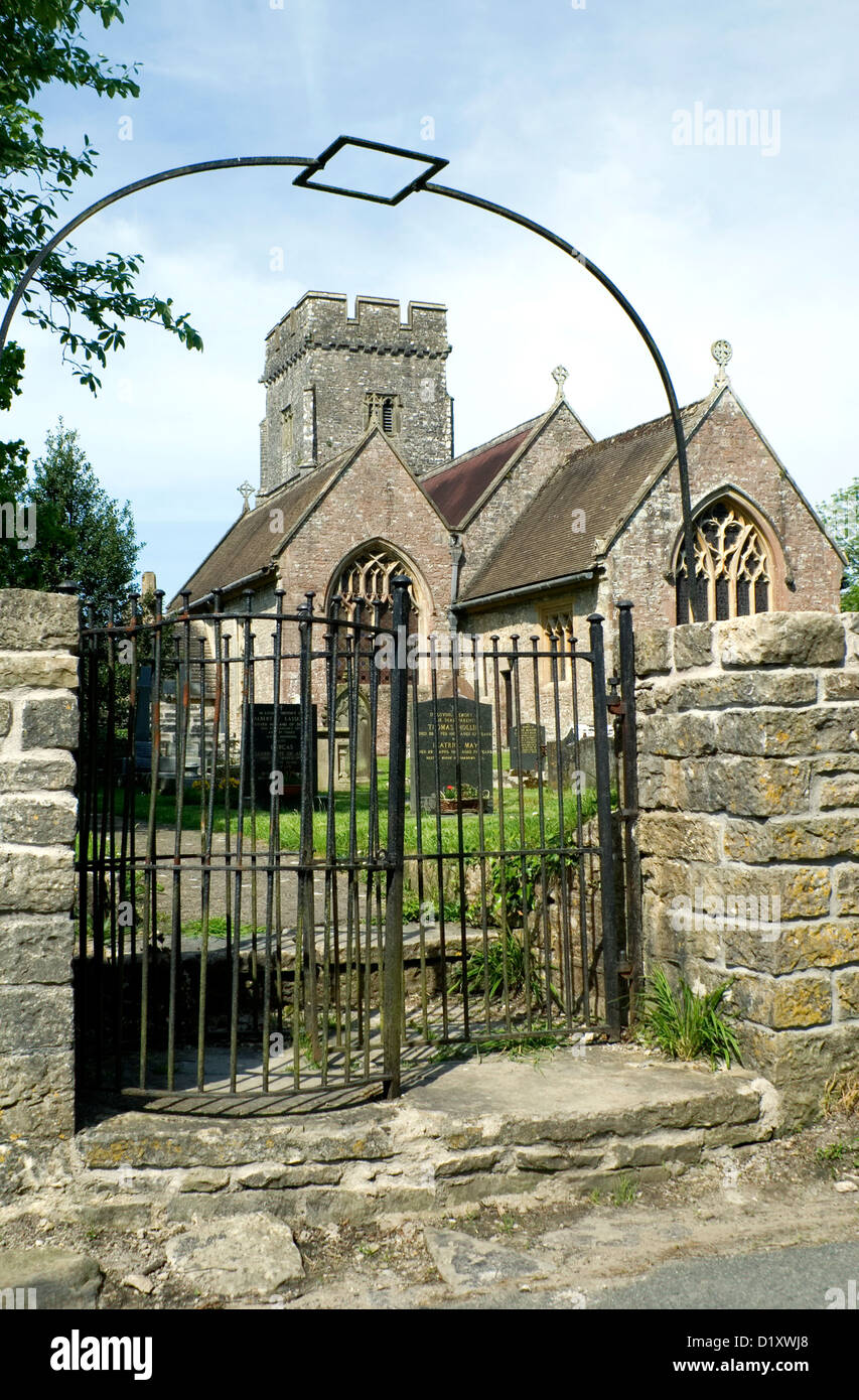 Hilarys, église St St Hilary, Vale of Glamorgan, Pays de Galles, Royaume-Uni. Banque D'Images