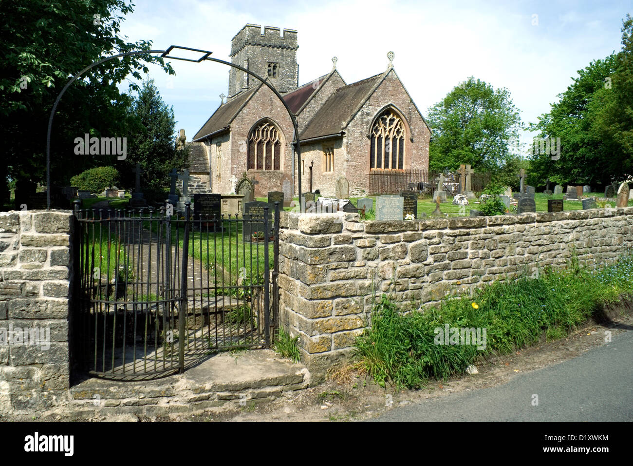 Hilarys, église St St Hilary, Vale of Glamorgan, Pays de Galles, Royaume-Uni. Banque D'Images
