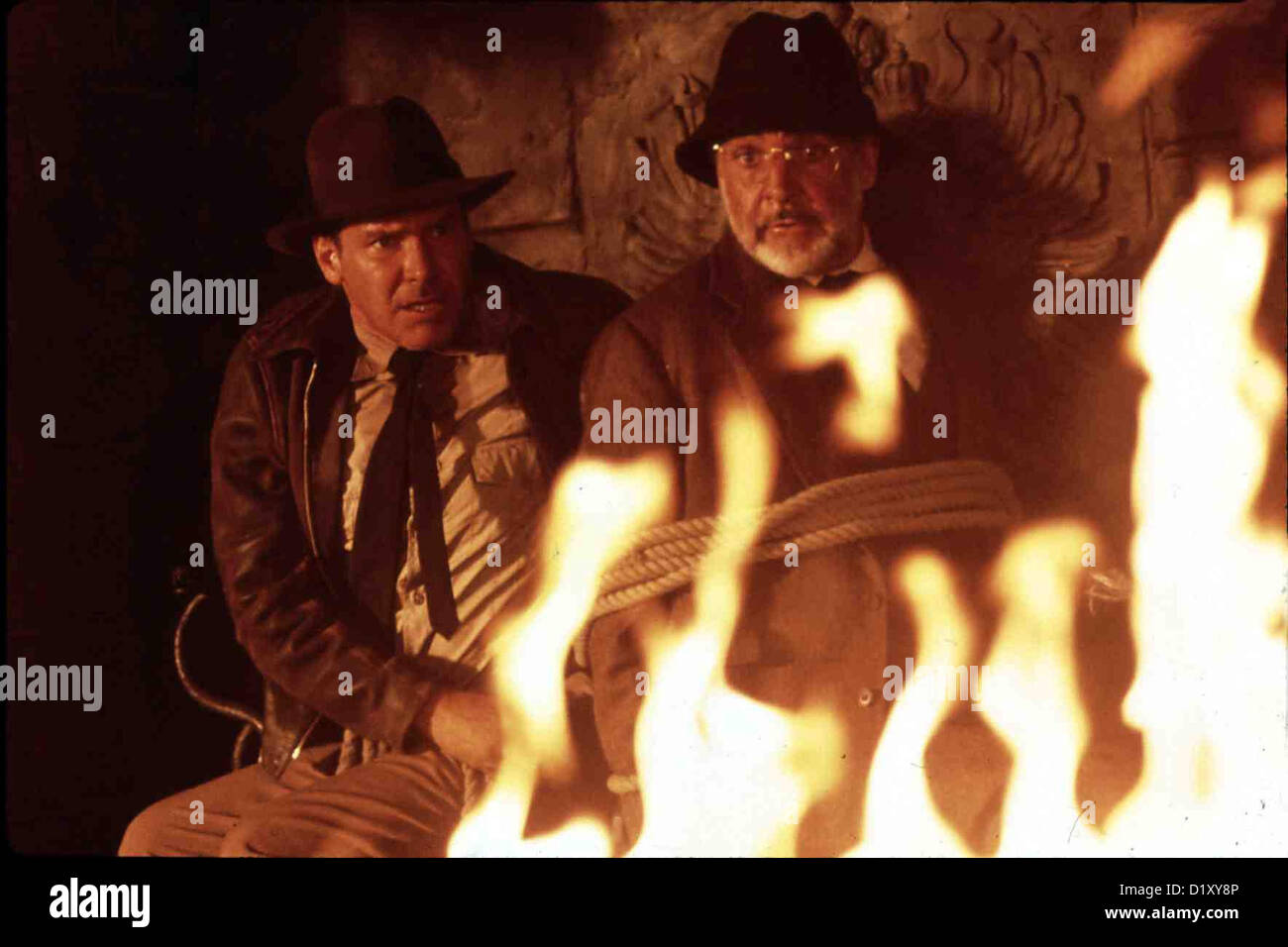 Indiana Jones und der letzte Kreuzzug Dernière Croisade d'Indiana Jones Harrison Ford, Sean Connery Endlich findet Indiana (Harrison Banque D'Images