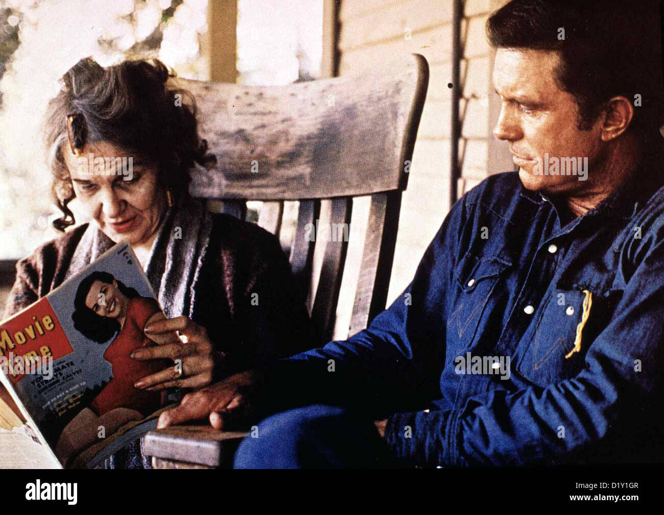 Der Cowboy J. W. Coop Cliff Robertson, Geraldine page *** *** Légende Locale 1971 -- Banque D'Images