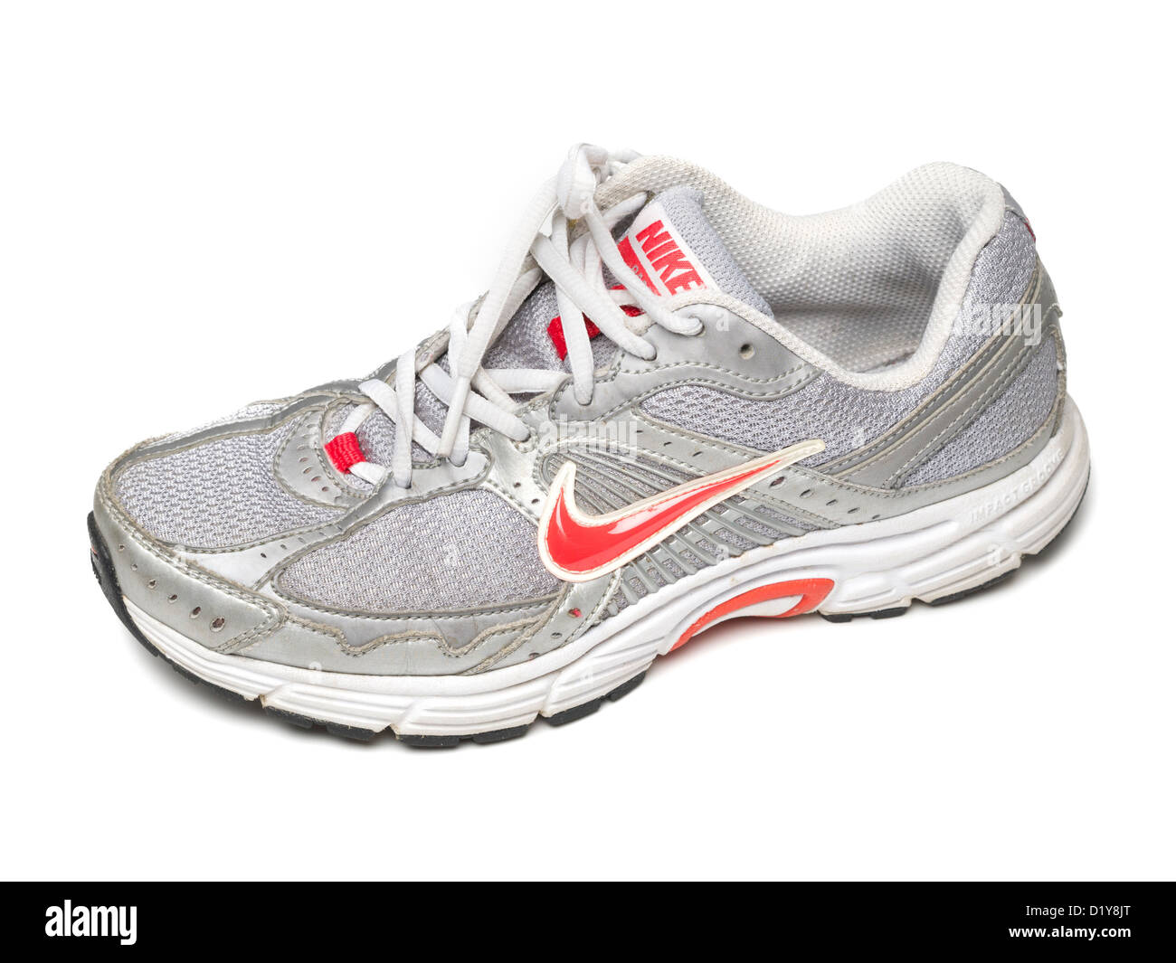 Fond Isolé Nike Banque Gris D'images De Chaussure Sur Blanc Course qYFxOU