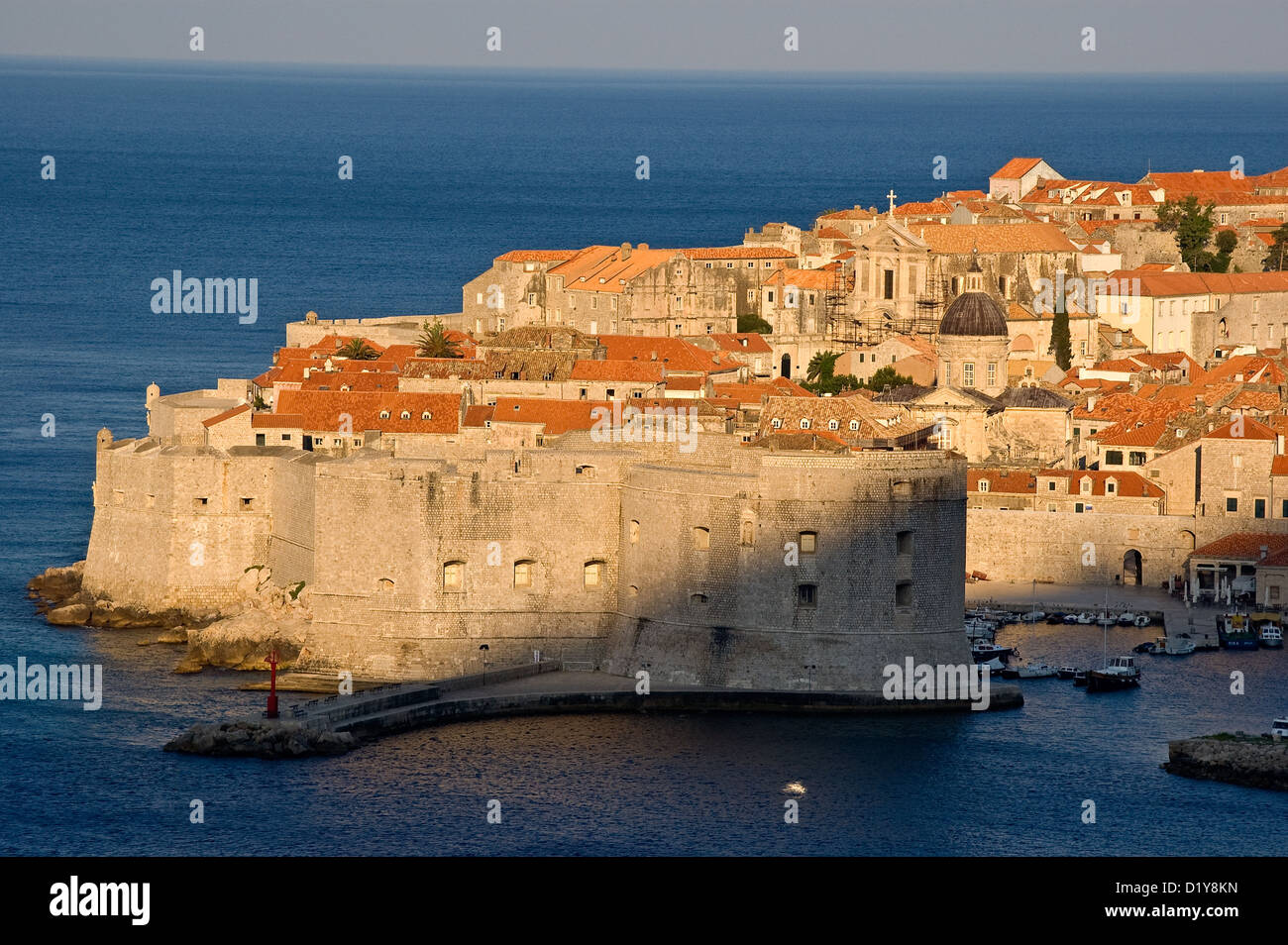 La Croatie, Elk192-3208 de la côte dalmate, Dubrovnik, ville de South Banque D'Images