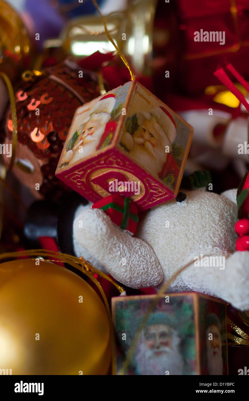 Décorations de Noël Banque D'Images