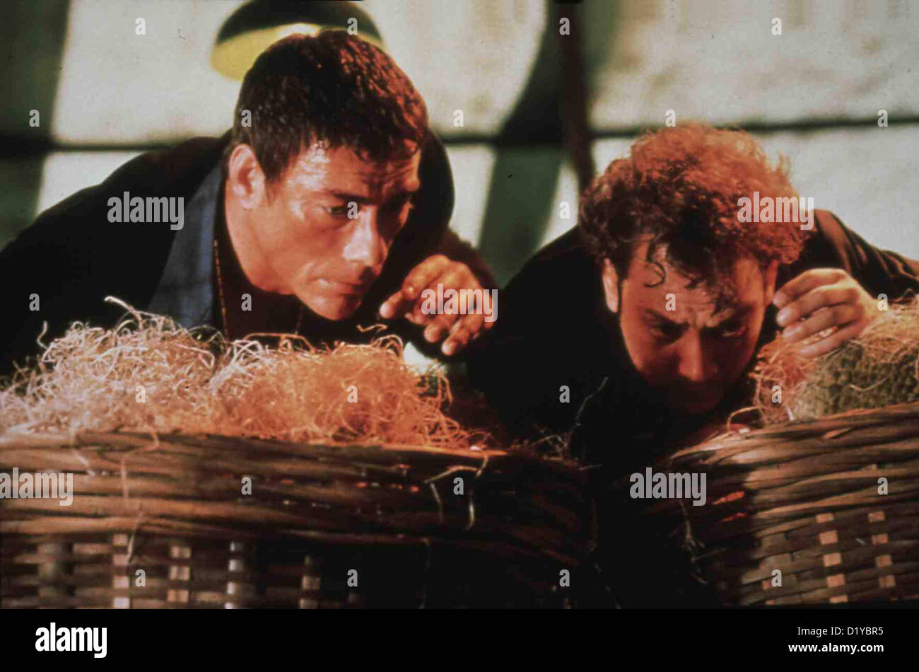 Knock Knock Off Off Marcus Ray (Jean-Claude Van Damme), Tommy Hendicks (Rob Schneider) *** légende locale *** 1998 Sony/TriStar Banque D'Images