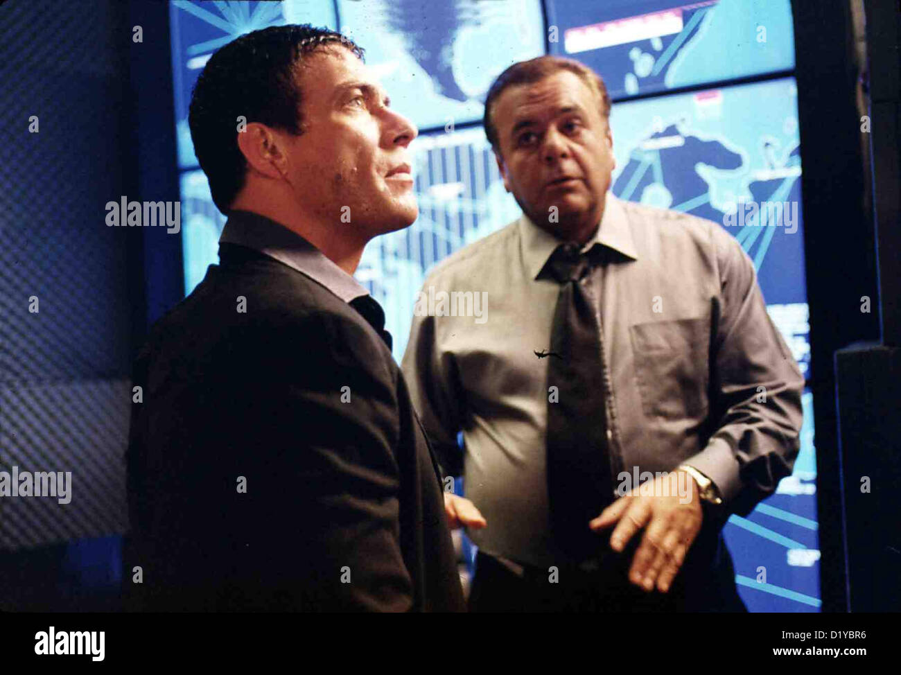 Knock Knock Off Off Marcus Ray (Jean-Claude Van Damme), Harry Johannson (Paul Sorvino) *** légende locale *** 1998 Sony/TriStar Banque D'Images