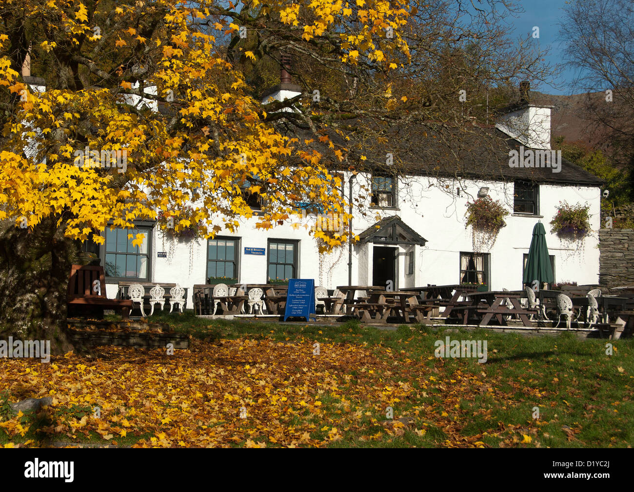 Britannia Inn, Lake Road, Cumbria Banque D'Images