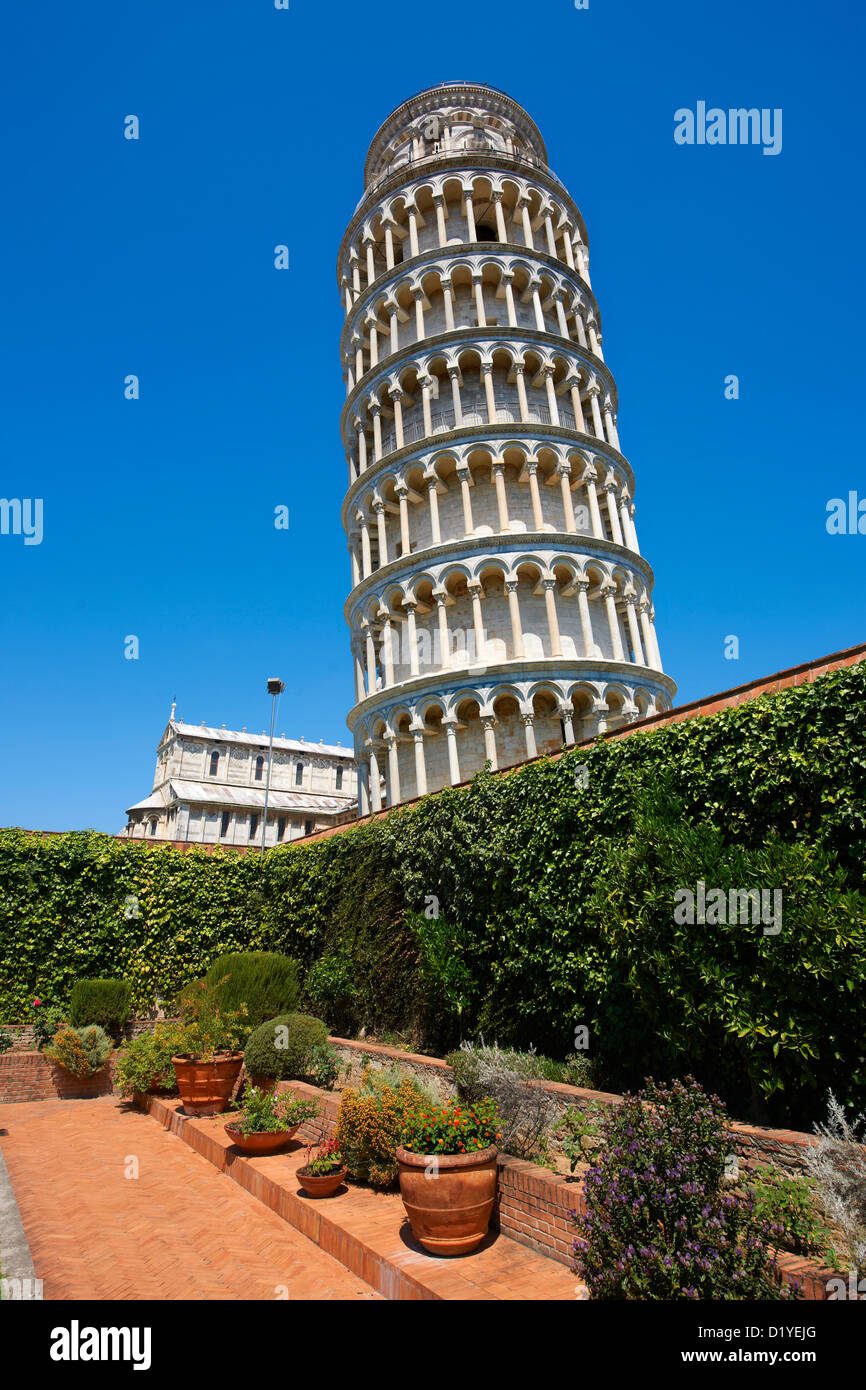 La Tour De Pise, Italie Banque D'Images