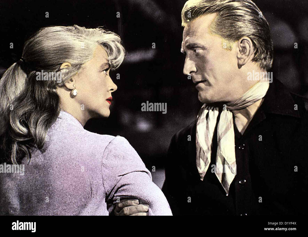 El Perdido Last Sunset, Dorothy Malone, Kirk Douglas Mörder Brendan O'Malley (K. Douglas) besucht auf der Flucht seine Banque D'Images
