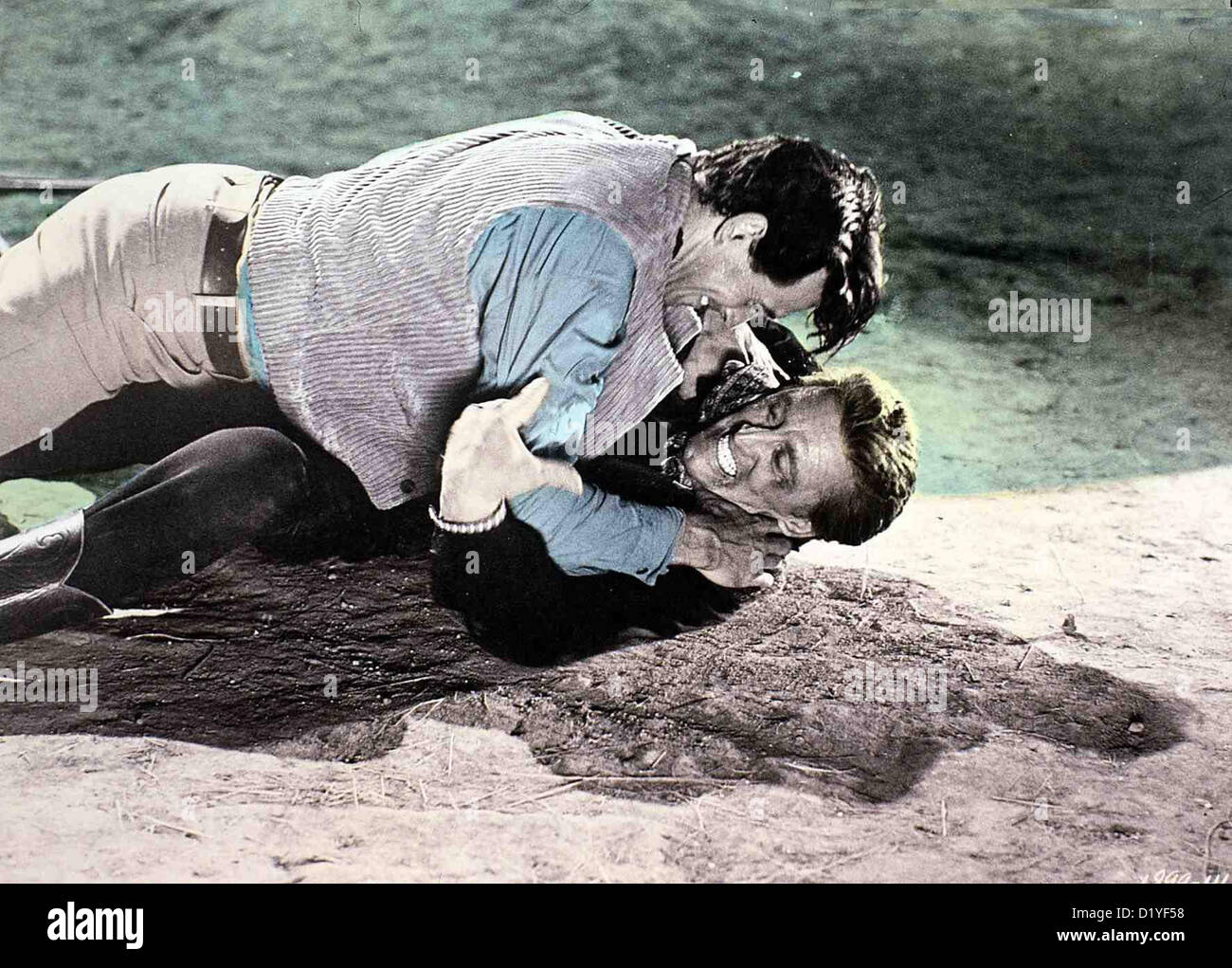 El Perdido, Dana Stribling Dernier Coucher du Soleil (Rock Hudson,oben), Brendan O'Malley (Kirk Douglas) à voir *** *** légende locale Banque D'Images
