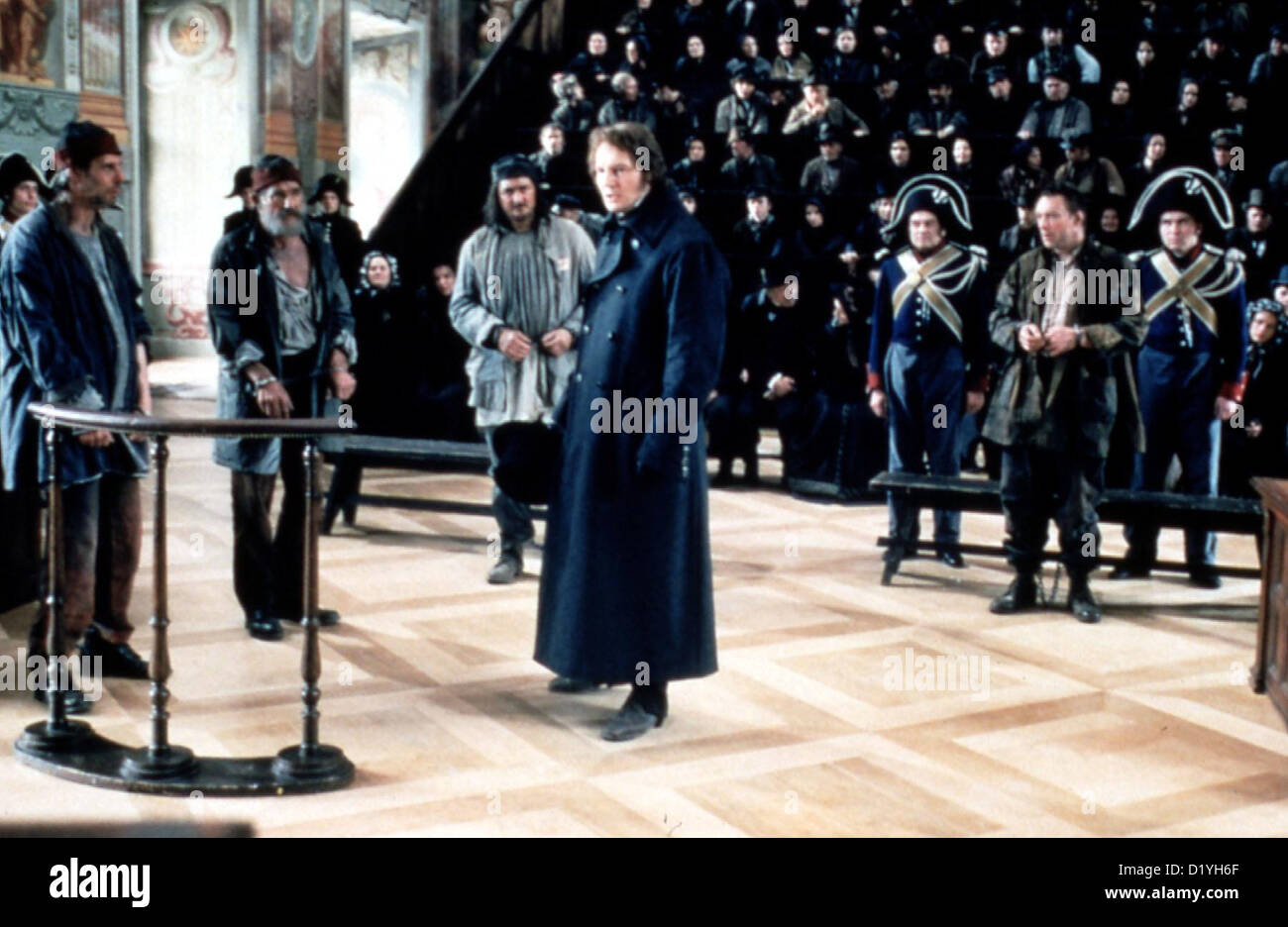 Les Miserables -- Plus de 1500 ungerechtes Gerichtsurteil Ein zwingt Jean Valjean (Liam Neeson, m) zu einem Leben auf der Banque D'Images