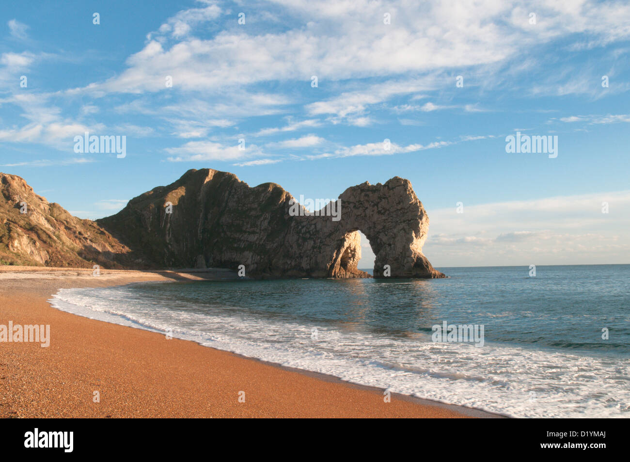 Durdle Door, Dorset, England, UK. Novembre. Banque D'Images