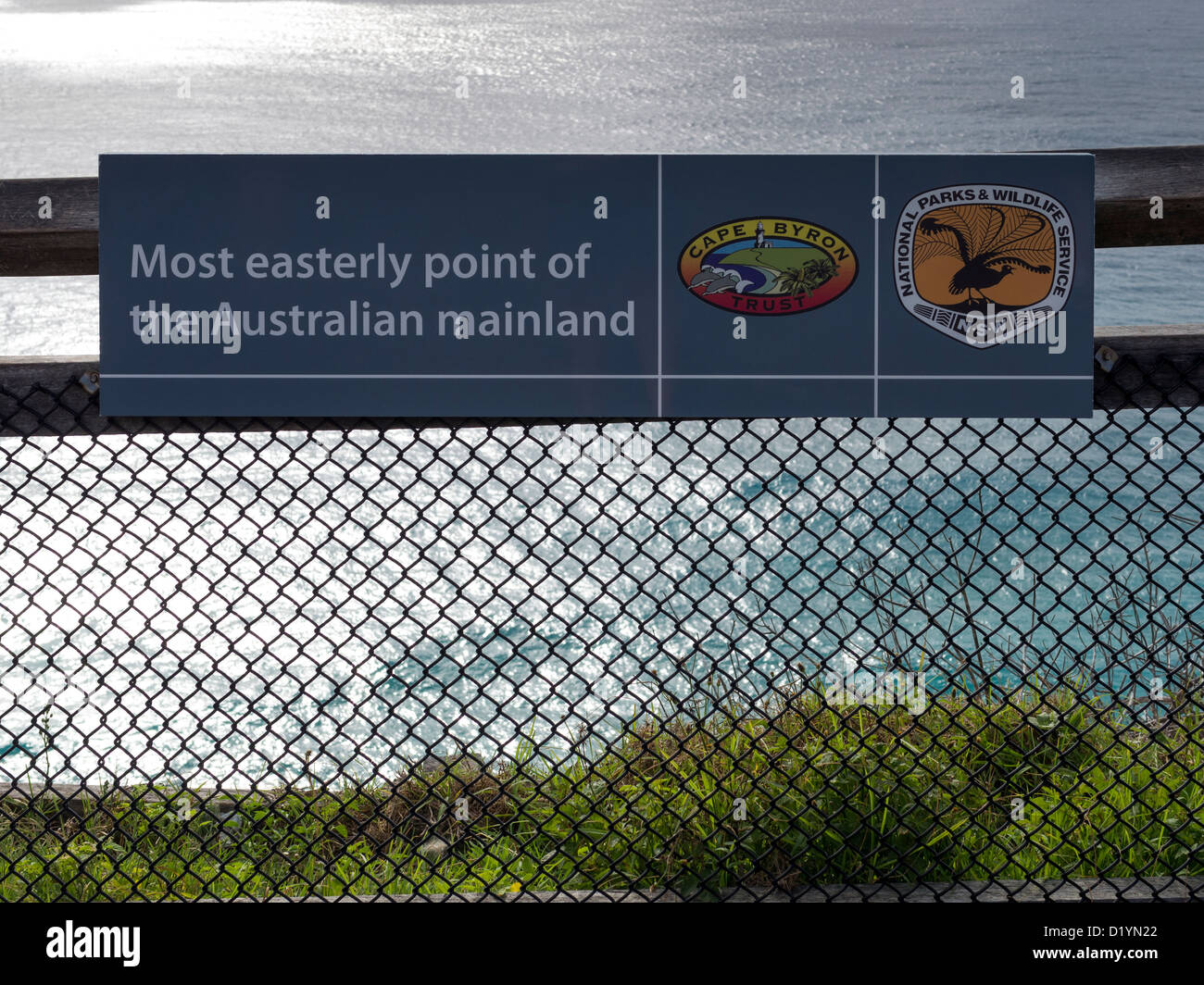 Le point le plus à l'Est du continent australien Cape Byron, Byron Bay, Nouvelles Galles du Sud, Australie. Banque D'Images