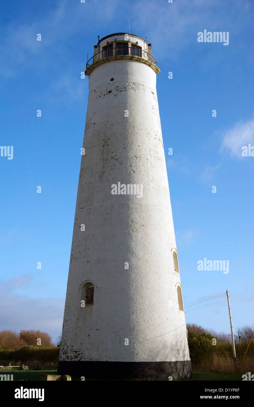Leasowe Phare sur la Péninsule de Wirral Banque D'Images