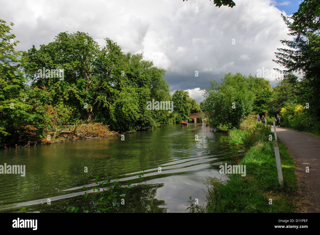 Sonning, Tamise Banque D'Images