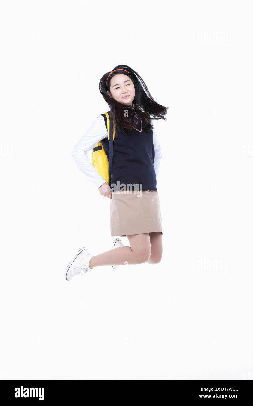 Adolescent portant l'uniforme scolaire Banque de photographies et d ...