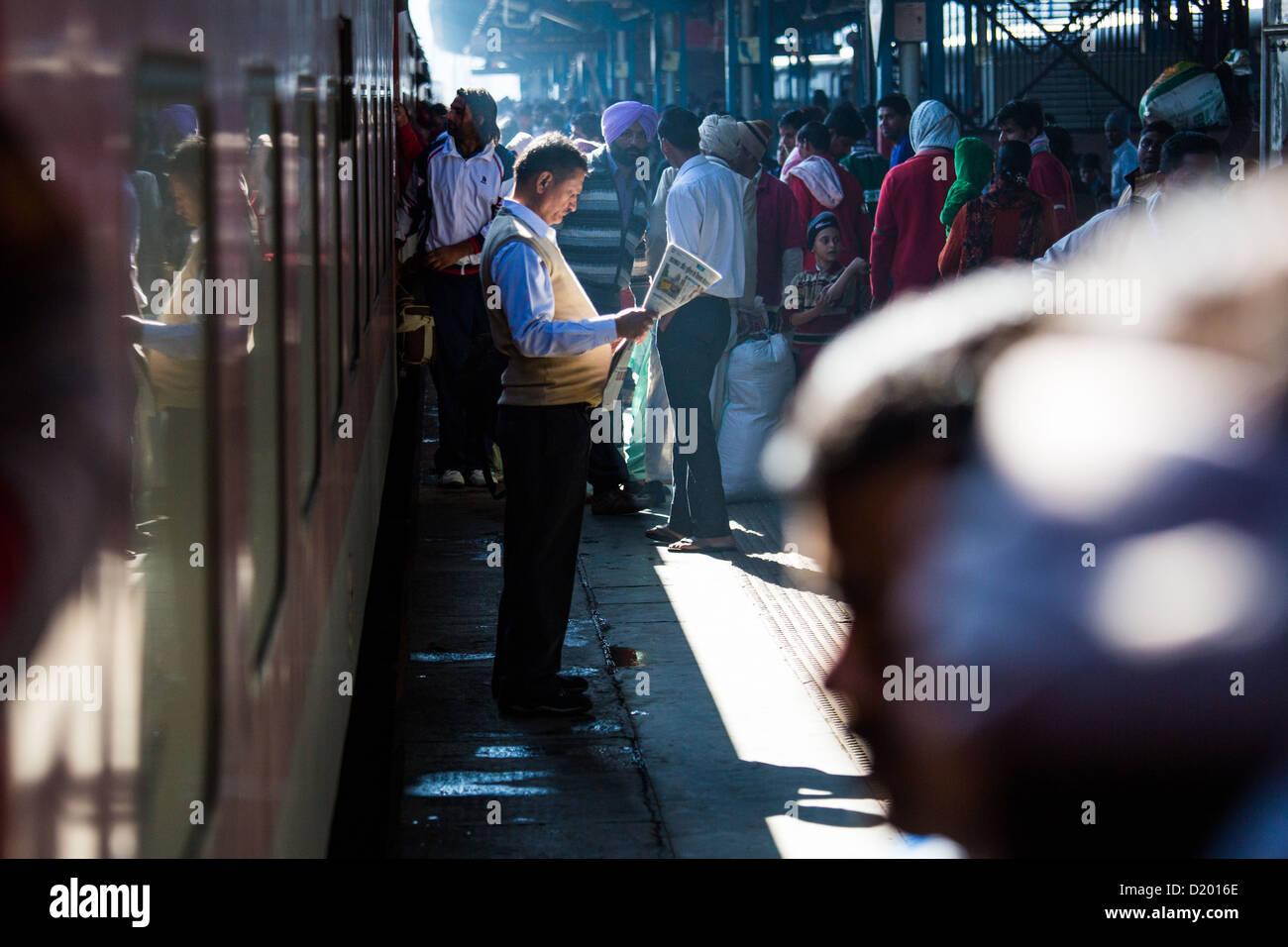 New Delhi Raliway Station, New Delhi, Inde Banque D'Images