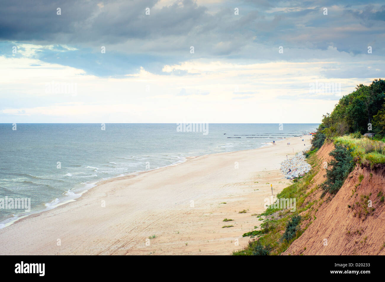 Une image de la mer baltique à sunny day Banque D'Images
