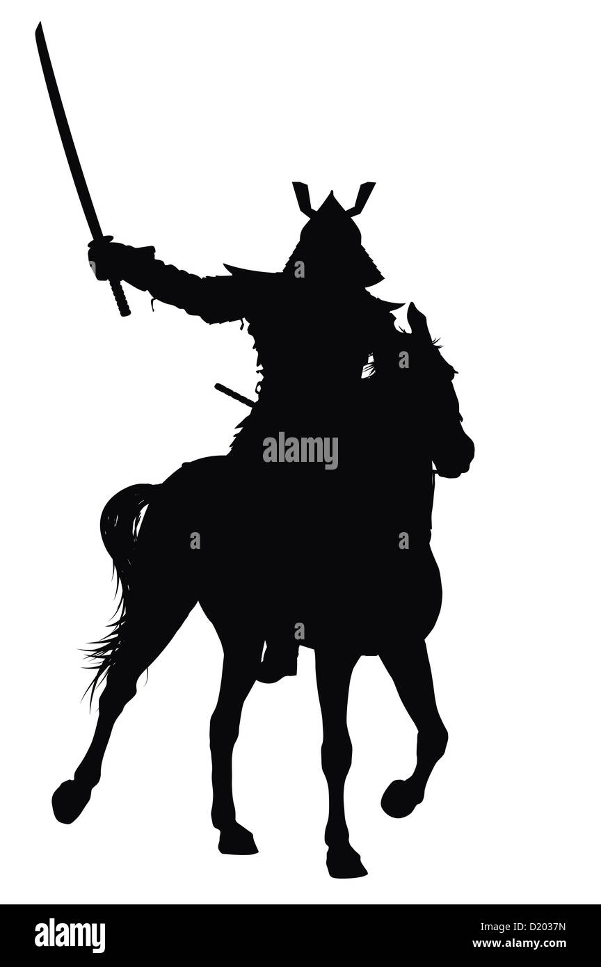 Cavalier de vecteur Banque D'Images