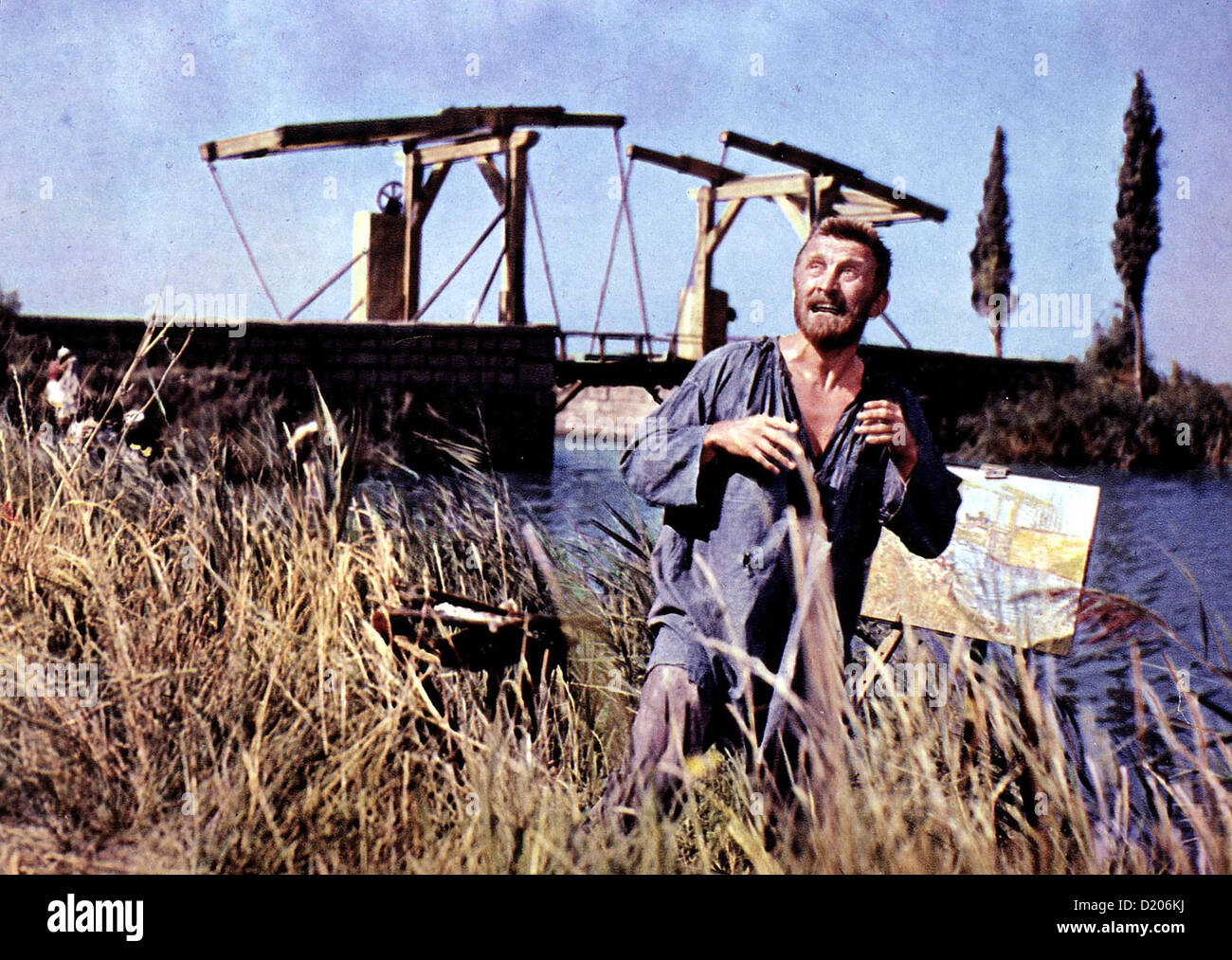 Vincent Van Gogh - Ein Leben in Leidenschaft Lust Life Kirk Douglas Die Provence regt Vincent van Gogh (Kirk Douglas) zu Banque D'Images