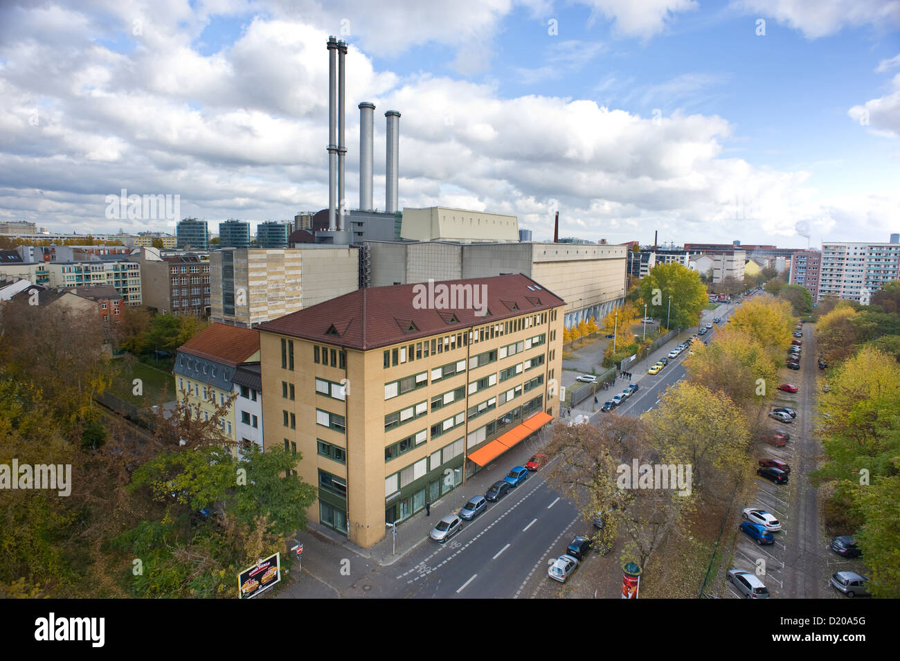 Berlin, Allemagne, le CHP CHP center Banque D'Images