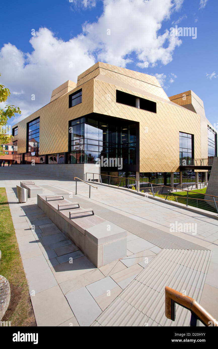 La ruche Bibliothèque publique et universitaire, Worcester, Angleterre Banque D'Images