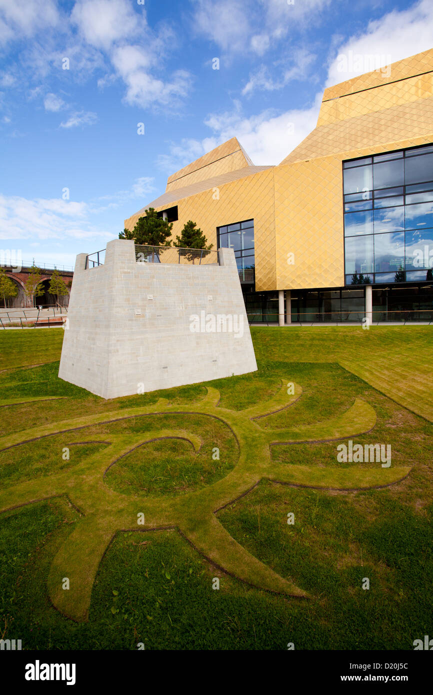 La ruche Bibliothèque publique et universitaire, Worcester, Angleterre Banque D'Images