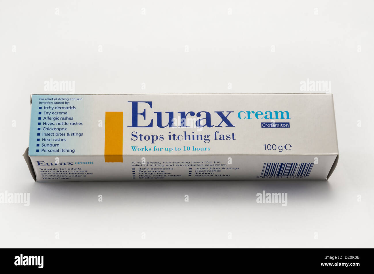 Eurax crème anti-démangeaisons Banque D'Images