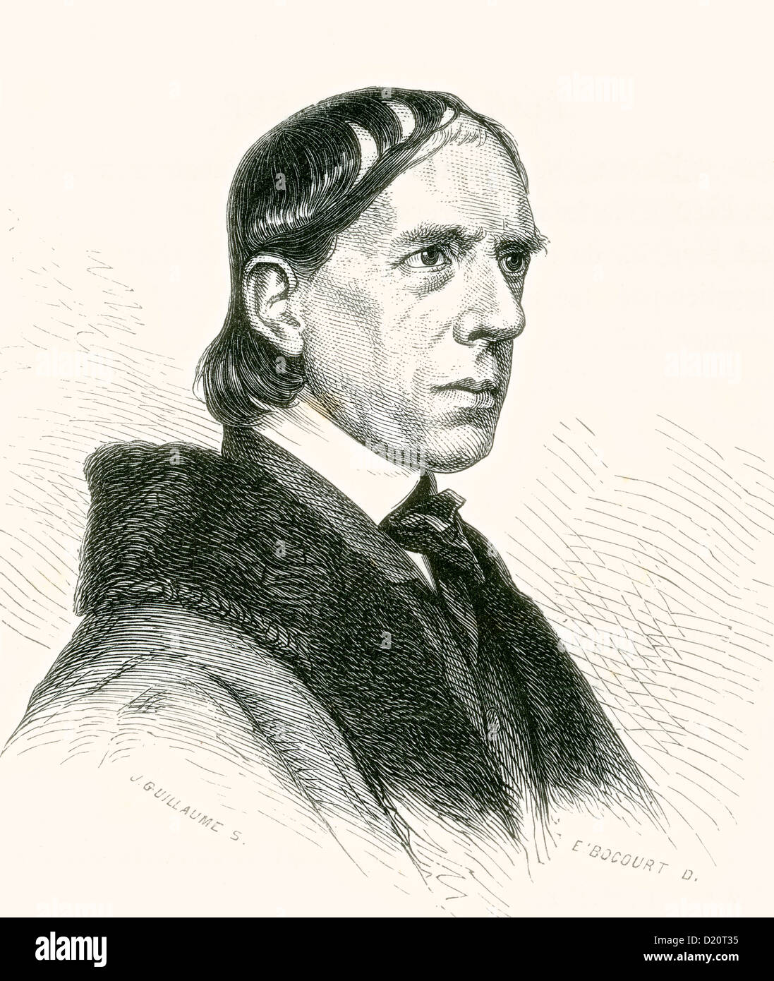 Johann Friedrich Overbeck, 1789 -1869. L'artiste allemand et membre du mouvement nazaréen. Banque D'Images