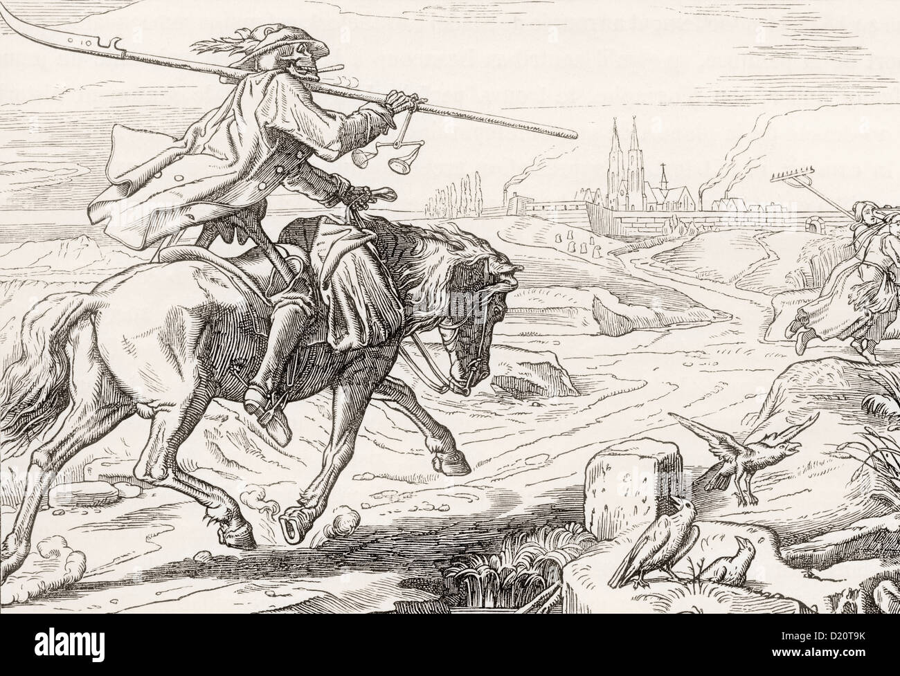 La mort sur l'Alfred Rethel est la Danse Macabre. Banque D'Images