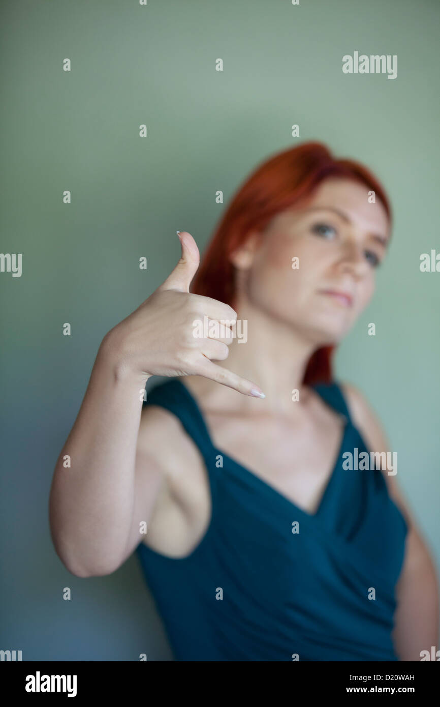 Hang loose signe Banque D'Images