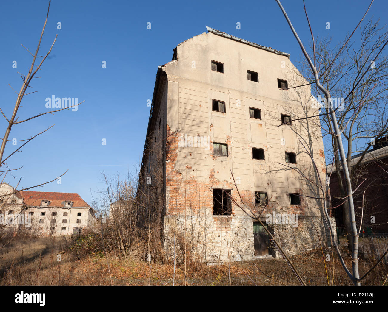 Ruines du Jagdschloss, Fuerstenwalde / Spree, Brandebourg Banque D'Images