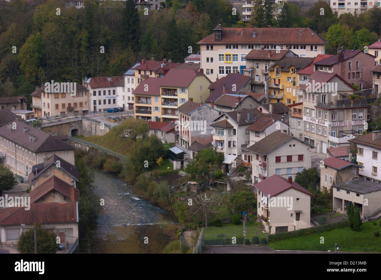 Saint Claude,jura,France Banque D'Images