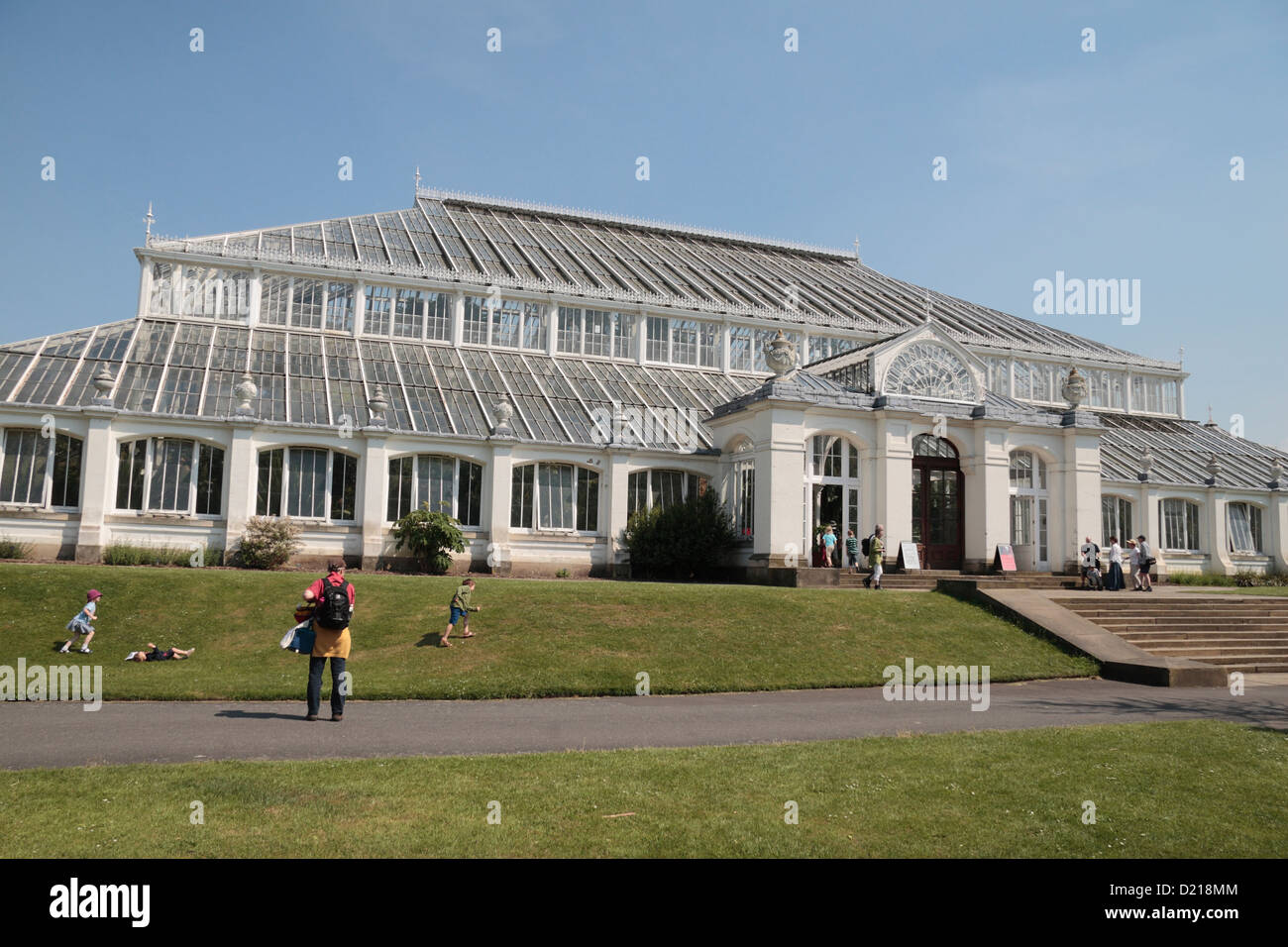 L'entrée ouest de l'Europe, le Royal Botanic Gardens, Kew, Surrey, Angleterre. Banque D'Images