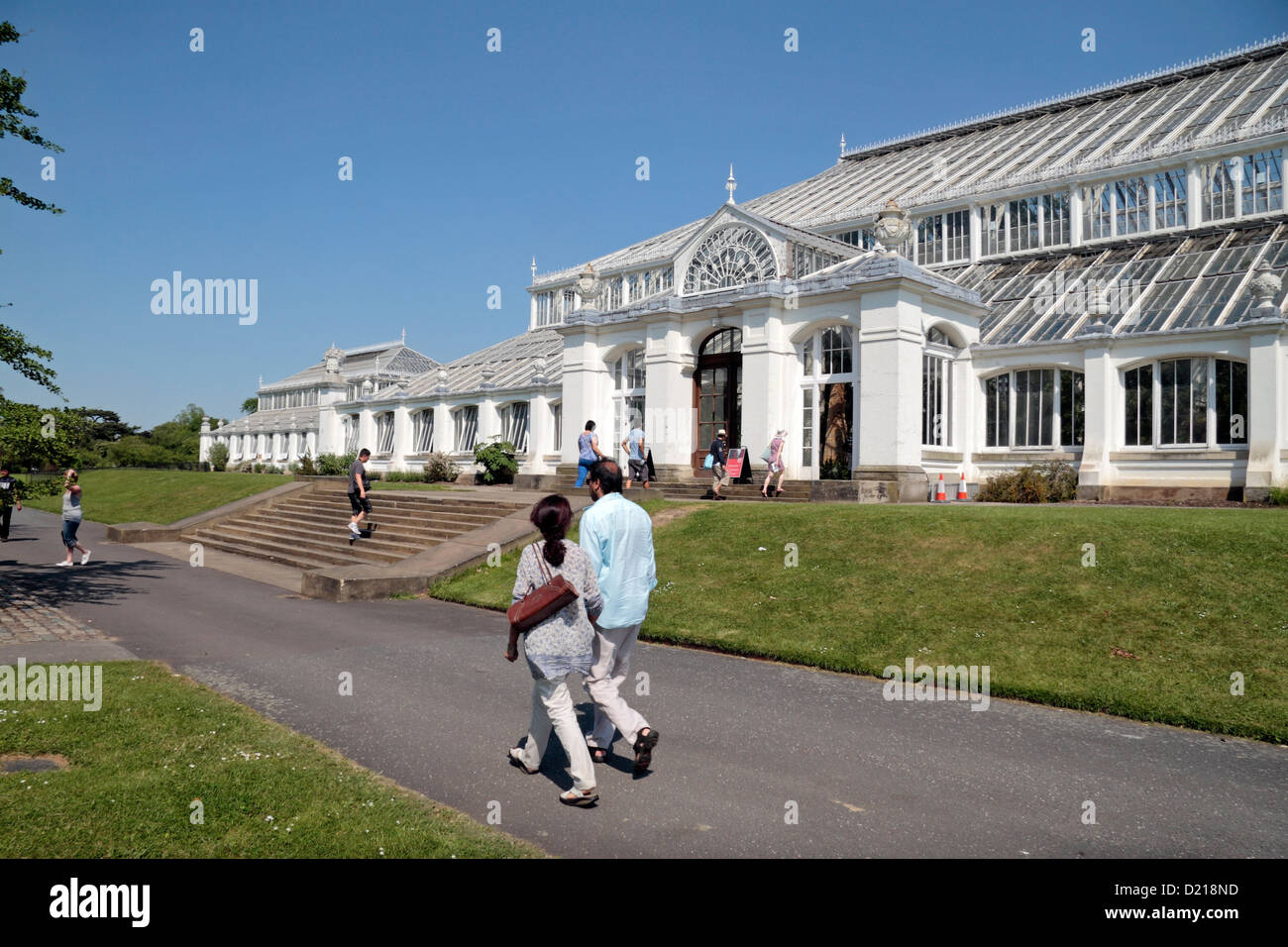 L'entrée ouest de l'Europe, le Royal Botanic Gardens, Kew, Surrey, Angleterre. Banque D'Images